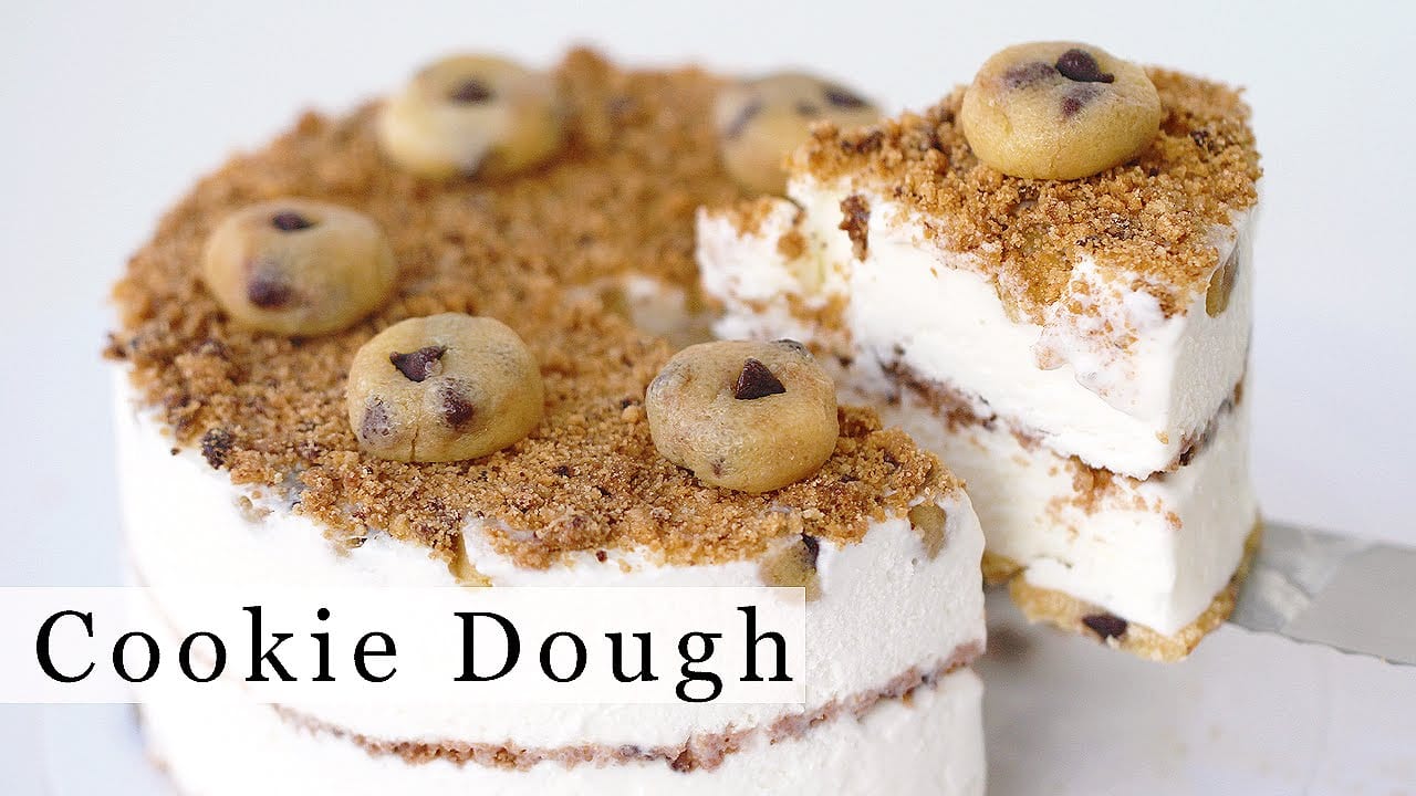 Chocolate Chip Cookie Dough Ice Cream Cake Recipe ìì´ì¤í¬ë¦¼ ì¼ì